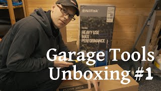 UNBOXING - Garage tools and Nilfisk pressure washer