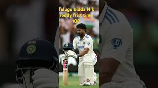 #Telugu batsman  N k reddy first time 100#super🙏👌💐💐