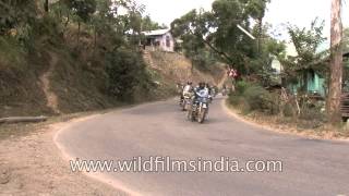 Royal Enfield riders at North east Riders meet (NERM) 2012, Nagaland