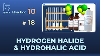 Hydrogen halide và Hydrohalic acid (Hóa học 10)