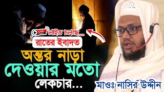 জুমার খুতবা। সুরা মুজাম্মিল এর তাফসির। রাতের ইবাদত। Nasir Uddin Waz। মাওঃ নাসির উদ্দীন। Jumar Khutba