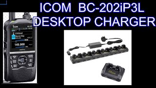 ICOM ID-52 Drop in Charger BC-202IP3L- Leaher Case LC-193