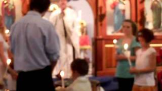 baptism at the greek orthodox church