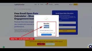 Email Open Rate Calculator Tool – Track Email Performance 📩