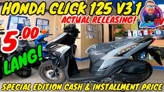 NAPAKA MURA | HONDA CLICK 125 | V4 | ACTUAL RELEASING PROCESS | CASH & INSTALLMENT PRICE