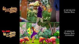 Tom & Jerry: Willy Wonka (2017)/Willy Wonka and the Chocolate Factory (1971) Side-by-Side