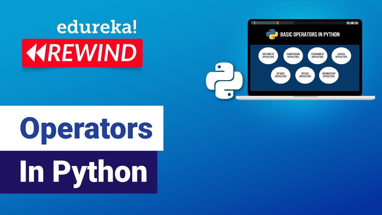 Operators In Python Python Tutorial For Beginners Python Training
