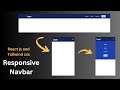 React js tailwind CSS responsive Navbar | React tailwind css