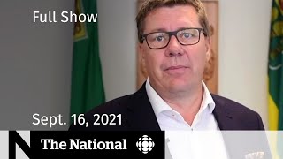 CBC News: The National | Sask. COVID-19 restrictions, Airport concerns, At Issue