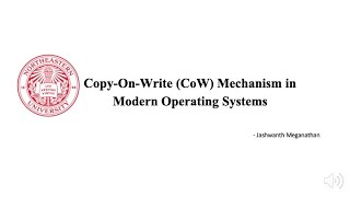 Copy On Write | OS Topics
