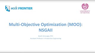 5- Multi-Objective Optimization with modeFrontier (NSGAII)