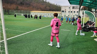 ⚽️백시우 No.4⚽️ ➡️ 해남 3차동계훈련 마지막경기(25년2월19일) 스토브리그 플레이 영상