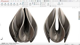 Advance Surface Modelling in Solidworks | Complex Organic Form Tutorial