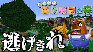 【マイクラ】どうぶつの森の世界で『リセットさん』から逃げる鬼ごっこ【とび森鬼ごっこ】