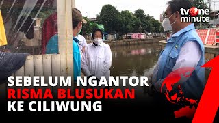 Hari Pertama Kerja, Mensos Risma Blusukan ke Ciliwung | tvOne Minute