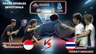 Ferdinansyah \u0026 Fadia vs Supak \u0026 Sapsiree -  Semifinals-Badminton Asia Mixed Team Championships-2025