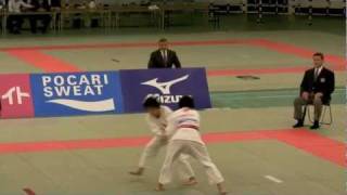 決勝 57kg級　大友真貴子 VS 連珍羚　2011 全日本学生柔道体重別選手権大会