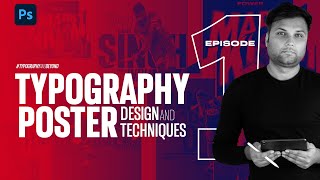 How to Design Typography Poster  - EP1 - Graphic Design Technique