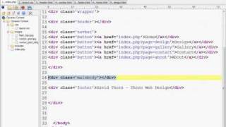PHP Tutorials - Dynamic HTML Web pages using PHP - Part 2