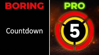 How to Make a PRO Countdown Timer in PowerPoint (Smooth Animation)
