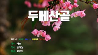 [은성 반주기] 두메산골 - 배호