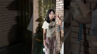 贵屿龙港花篮第一对“彭冰虹#清纯甜美 #潮汕女孩 #挑花篮