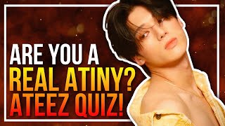 ATEEZ QUIZ THAT ONLY REAL ATINY CAN PERFECT #1