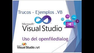 Visual Studio.NET - Control Openfiledialog