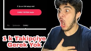 1000 Takipçi Olmadan Tiktok’ta Yayın Açmak (Tiktok Yayın Açma)