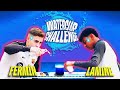 😂💦 WATER CUP CHALLENGE WITH FERMÍN LOPÉZ & LAMINE YAMAL