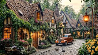 Charming Village & Smooth Jazz Piano | Cozy Coffee Shop Ambience