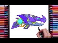 How to Draw Dragon Belle Electro Shocker Gun from Brawl Stars | Belle New Skin | Dragon Belle