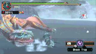 MHFU/MHP2G  Tigrex in 2:57 with Mafu-Mofu armor\u0026rare 2 Hammer