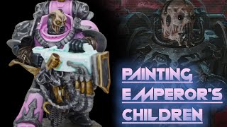 HOW TO PAINT EMPEROR'S CHILDREN FOR WARHAMMER 40K AND THE HORUS HERESY I CHAOS SPACE MARINES