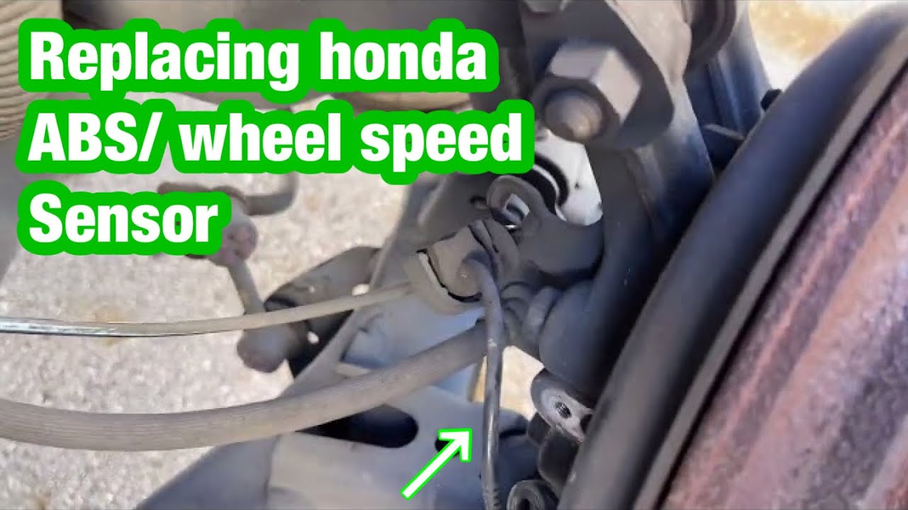 How To Change Your Rear Wheel Speed Sensor On A Honda Civic - YouTube