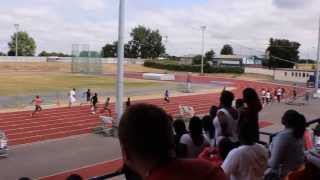 Marcus and Darreyel in the 100m finals