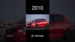 Evolution Of Opel Corsa (1982-2024) #shorts