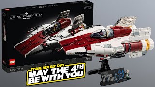 OFFICIAL LEGO Star Wars UCS A-Wing Starfighter REVEALED! May 4th UCS Set! (4K Images)