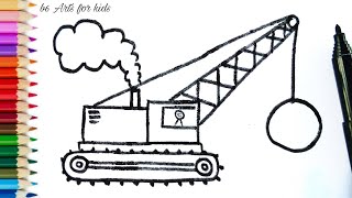 How To Draw A Wrecking Ball Crane