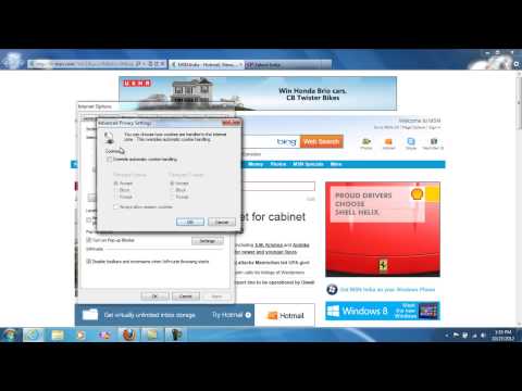 HOW TO ENABLE COOKIES IN INTERNET EXPLORER 9 IN WINDOWS 7 HOW TO ENABLE COOKIES IN INTERNET EXPLORER 9 IN WINDOWS 7
