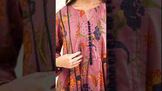 Winter dress design || printed suit design#sunnycollections#fashion#viralshort