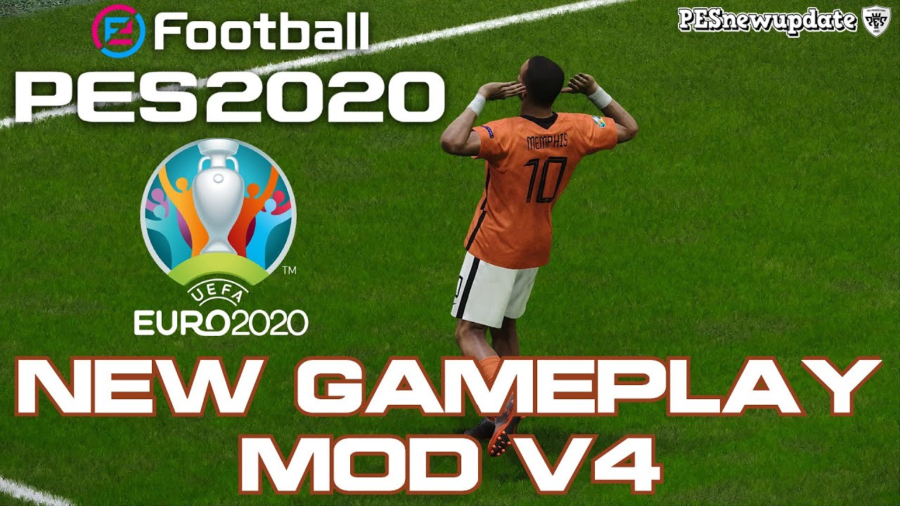 PES 2020 Gameplay Mod NEW V4 By Gabe.Paul.Logan - YouTube