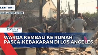 Warga Kembali Ke Rumah Pasca-Kebakaran Di Los Angeles