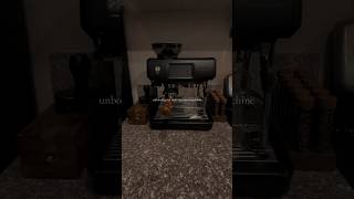 unboxing my new espresso machine (breville barista touch: black truffle)