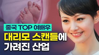 中 유명 여배우 대리모 스캔들 뒤에 감춰진 산업