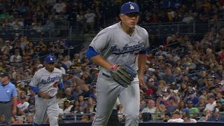 LAD@SD: Urias fans Friedrich to strike out the side