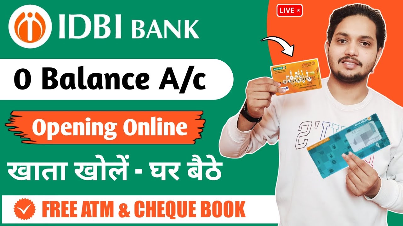 IDBI Bank Zero Balance Account Opening Online | Zero Balance Bank ...