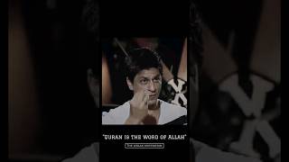 Shah Rukh Khan Reveals the Truth about Islam | The Quran Motivation