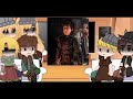 httyd react to hiccup how to train your dragon gacha react