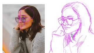 Cómo dibujar rostros femeninos //HOW TO SKETCH FEMALE FACES